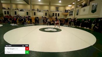 182 lbs Quarterfinal - Cormac Horlbogen, Sharon vs Charlie Poor, Saint John's Prep