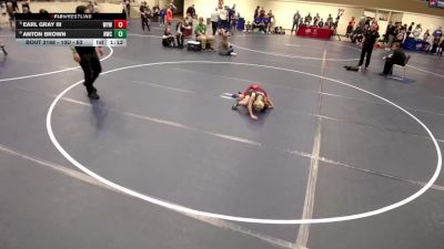 10U - 63 lbs Quarters - Earl Gray III, Wayzata Youth Wrestling vs Anton Brown, Hastings Wrestling Club