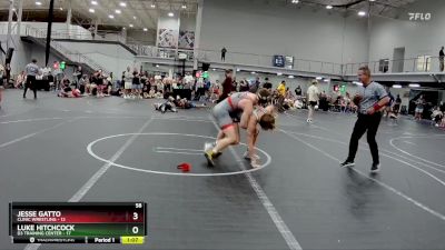 138 lbs Placement (4 Team) - Luke Hitchcock, D3 Training Center vs Jesse Gatto, Clinic Wrestling