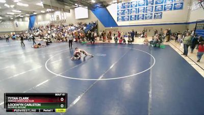 79 lbs Champ. Round 2 - Tytan Clark, Morgan Wrestling Club vs Lockwyn Carlston, Olympus-Skyline