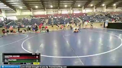 160 lbs 1st Place Match - Hunter Moore, Nevada vs Eli Prather, Idaho