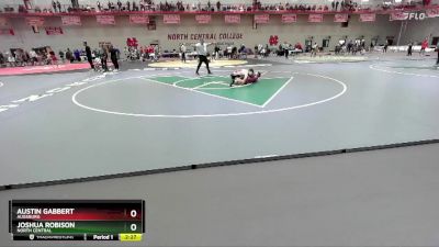 141 lbs Quarterfinal - Austin Gabbert, Augsburg vs Joshua Robison, North Central