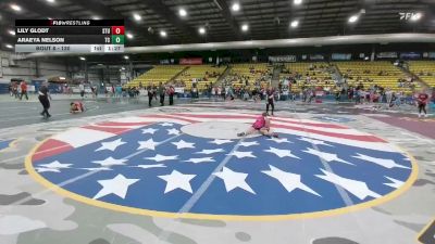 130 lbs Champ. Round 1 - Lily Glodt, Sturgis vs Araeya Nelson, Team Champs