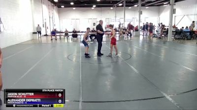 110 lbs Placement Matches (8 Team) - Jason Schutter, Missouri Blue vs Alexander Depratti, Massachusetts