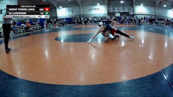 115 lbs Cons. Round 4 - Amirat Toheeb-Lawal, Flossmoor (Homewood-F.) vs Eli Landgrebe, Batavia