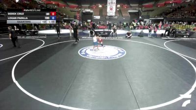 70 lbs Cons. Round 1 - Derek Cruz, Legacy Wrestling Center vs Logan Padilla, Team Selma Wrestling Club