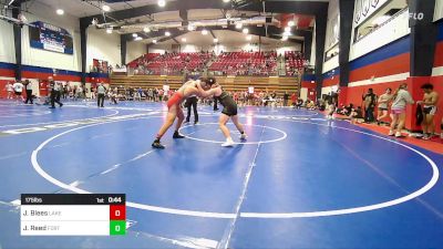 175 lbs Consi Of 4 - James Reed, Fort Gibson vs Jayven Blees, Lake Hamilton HS (AR)