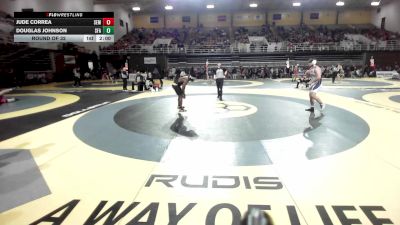 215 lbs Round Of 32 - Jude Correa, Wyoming Seminary vs Douglas Johnson, Saint Frances Academy