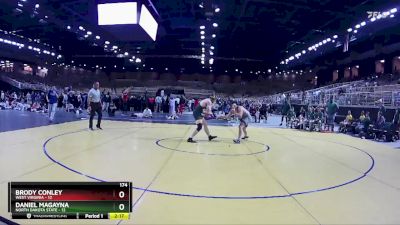 174 lbs Round 1 (4 Team) - Brody Conley, West Virginia vs Daniel Magayna, North Dakota State