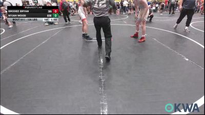 126 lbs Round Of 16 - Brodee Bryan, Shelton Wrestling Academy vs Nyjah Wood, Honey Badgers Wrestling Club