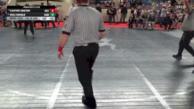 105_B lbs Round Of 16 - Carter Deeter, Southern Columbia vs Ehli Dingle, Cambridge Springs