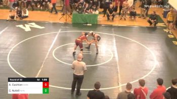 138 lbs Prelims - Aaron Cashton, Sharon vs Cain Nutall, Plymouth North