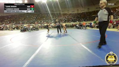 B3A-175 lbs Cons. Round 1 - Dane Jensen, Pawhuska vs Lubbock Drake, Warner