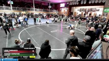 126 lbs Champ. Round 2 - Jose Carrasco, Richland vs Parker Hamilton, Deer Park