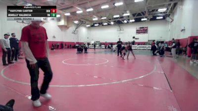 115 lbs Cons. Round 5 - Jenelly Valencia, Vista Murrieta vs Kaylynn Carter, Hemet