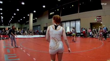 110 lbs Round 3 (4 Team) - December Johnson, Fairly Odd Wrestlers vs Thomasina Gilmore, Patriots WC Red