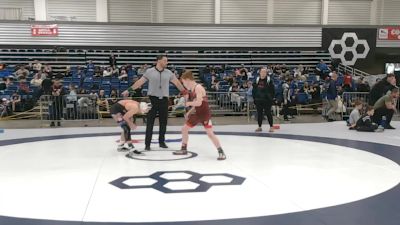 98 lbs Cons. Quarters - James Carey, Burnett Trained Wrestling vs Landon Baker, Bad Karma Wrestling Club