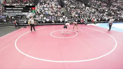 5A 132 lbs Quarterfinal - Brody Vogelsberg, Spanish Fork vs Maximo Quintana, Roy