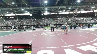 132 lbs Cons. Round 3 - Brayden Rangel-giesking, Bend Senior vs Lane Zehr, Homedale