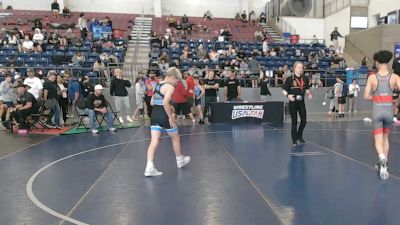 92 lbs Cons. Quarters - Julian Maximo, RBYWC vs Case Davis, Powell Wrestling Club