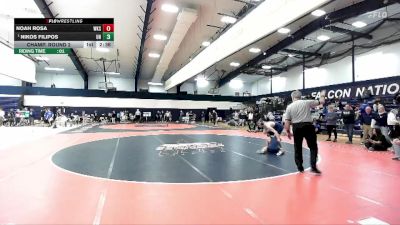 133 lbs Champ. Round 2 - Nikos Filipos, Unattached vs Noah Rosa, Wilkes