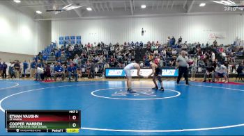 132 lbs Quarterfinal - Cooper Warren, North Pontotoc High School vs Ethan Vaughn, St Martin