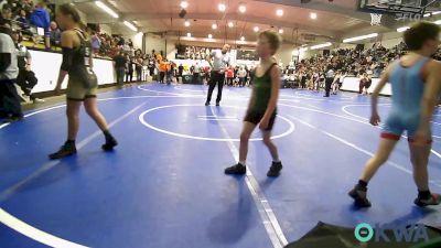 100 lbs 3rd Place - Shiloh Anno, HURRICANE WRESTLING ACADEMY vs Blaike Ivie, Salina Wrestling Club