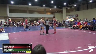 157 lbs Round 4 (6 Team) - Blake Green, Patriot WC Red vs Clay Crane, Mississippi Kings