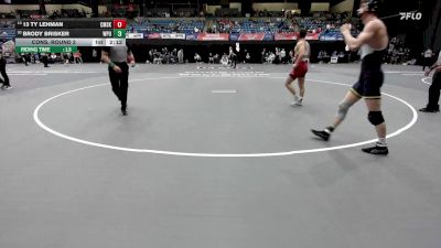 149 lbs Cons. Round 2 - Brody Brisker, William Penn vs 13 Ty Lehman, Cumberlands