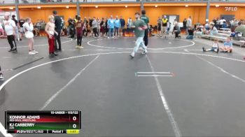 115/122 2nd Place Match - Kj Carberry, C2X vs Konnor Adams, Red Devil Wrestling