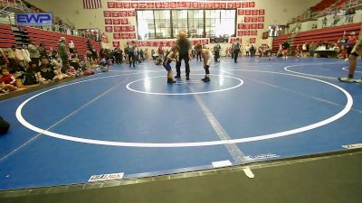 52 lbs Quarterfinal - Baker James, Blaine County Grapplers vs Axel Gregory, Tulsa Blue T Panthers