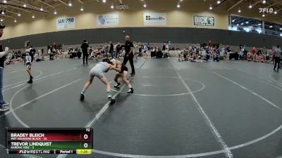 72 lbs Round 4 (6 Team) - Bradey Bleich, Mat Assassins Black vs Trevor Lindquist, Kardiac Kidz