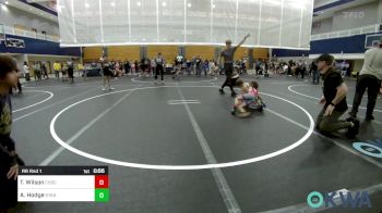 55 lbs Rr Rnd 1 - Tatum Wilson, Choctaw Ironman Youth Wrestling vs Asher Hodge, Standfast