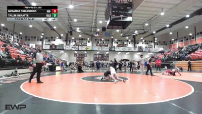 117 lbs Consi Of 16 #2 - Miranda Tamashiro, Har-Ber - Blue vs Tallie Seratte, Oologah