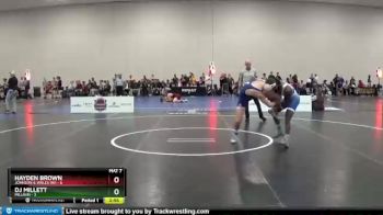 141 lbs Semis & 3rd Wb (16 Team) - DJ Millett, Millikin vs Hayden Brown, Johnson & Wales (RI)