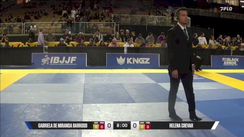 Gabriela De Miranda Barroso vs Helena Crevar 2025 Pan Jiu Jitsu IBJJF Championship