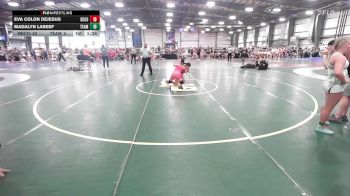 132 lbs Rr Rnd 1 - Eva Colon DeJesus, Become The Bull vs Madalyn LaBeef, Team RJN Black