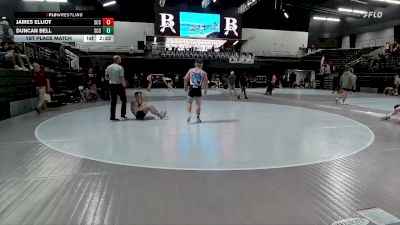 174 lbs 1st Place Match - Duncan Bell, Southeast Community College vs James Elliot, Southeast Community College