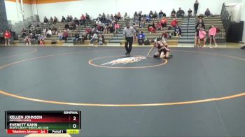 J-10 lbs Semifinal - Everett Kahn, North Liberty Wrestling Club vs Kellen Johnson, Hammerin Hawks