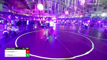 94 lbs Quarterfinal - Remington Zimmerer, Black Fox Wr Ac vs Aspen Sharpe, Oakley WC