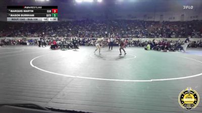 B4A-106 lbs Semifinal - Marquis Martin, Clinton vs Mason Burnham, Catoosa