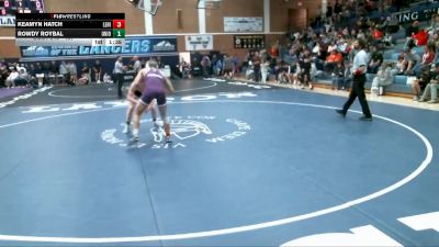 157 lbs Cons. Round 3 - Rowdy Roybal, Union vs Keamyn Hatch, Lehi