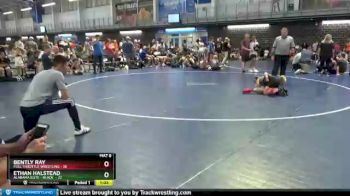 80 lbs Semis & 3rd Wb (16 Team) - Bently Ray, Full Throttle Wrestling vs Ethan Halstead, Alabama Elite - Black&nbsp;