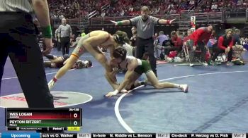3A-138 lbs Cons. Round 2 - Wes Logan, Marion vs Peyton Ritzert, Pella