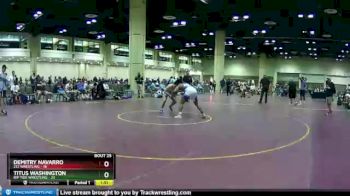 170 lbs Placement (16 Team) - Titus Washington, Rip Tide Wrestling vs Demitry Navarro, 212 Wrestling