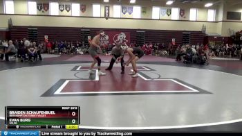 113 lbs Cons. Round 1 - Braiden Schaufenbuel, New Hampton/Turkey Valley vs Evan Burg, Solon