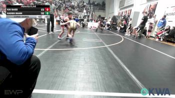 75 lbs Consolation - Kai Bass, Grove Takedown Club vs Kaden Mann, Tiger Trained Wrestling