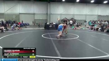138 lbs Placement Matches (8 Team) - Allison Calhoun, Ohio Scarlet vs Alley Altringer, Minnesota Storm