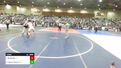 215 lbs 3rd Place - Isaac McBride, No Team vs Emiliono De La Torre, Sparks Wrestling