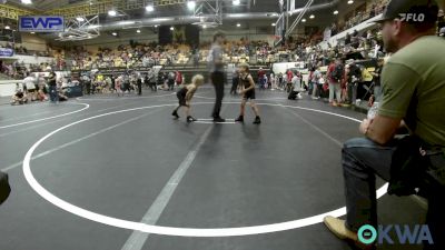 49 lbs Consi Of 4 - Max Harris, Shelton Wrestling Academy vs Steel Fife, Tecumseh Youth Wrestling